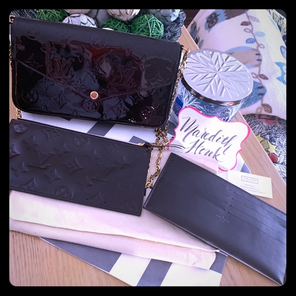 Louis Vuitton in Felicie in Amarante Vernis - Picture 1 of 8